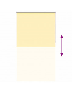 Tenda a Rullo Oscurante 130x210 cm Larghezza Tessuto 126,6 cm