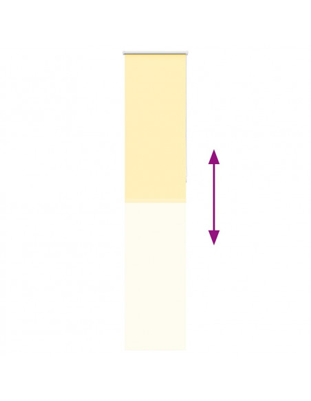 Tenda a Rullo Oscurante 45x210 cm Larghezza Tessuto 40,7 cm