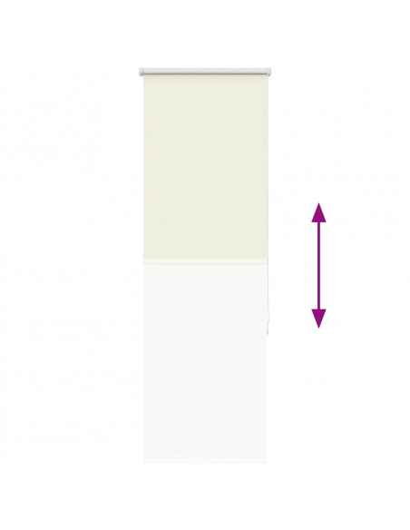Tenda a Rullo Oscurante 50x175 cm Larghezza Tessuto 45,7 cm