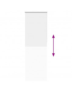 Tenda a Rullo Oscurante 75x230 cm Larghezza Tessuto 70,7 cm