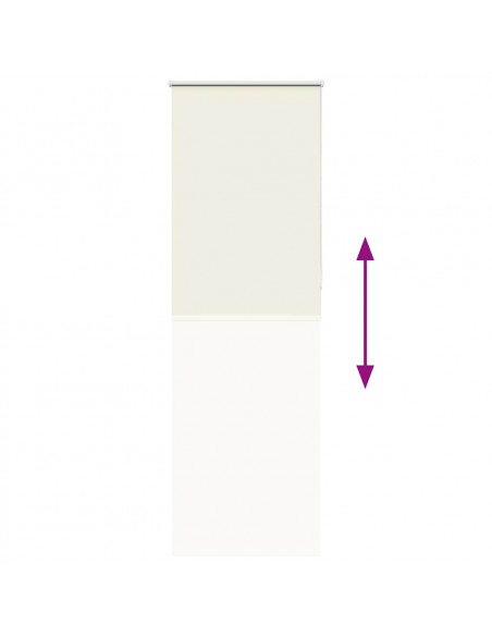 Tenda a Rullo Oscurante 85x210 cm Larghezza Tessuto 80,7 cm
