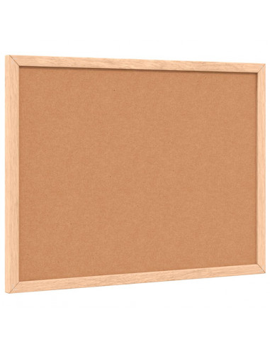 Tavola in Sughero con Cornice Legno Massello di Pino 40x30 cm