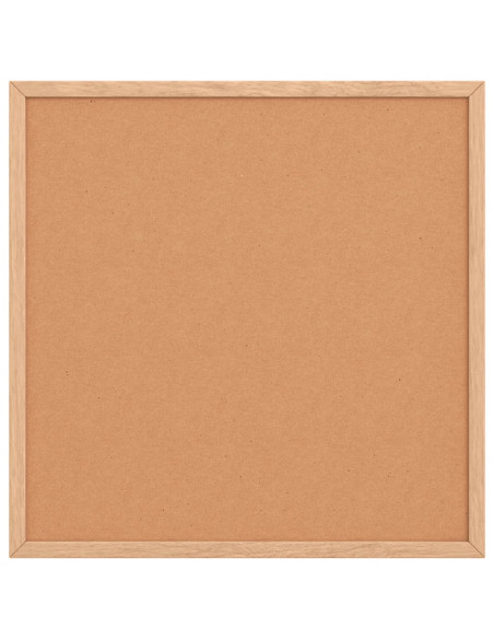 Tavola in Sughero con Cornice Legno Massello di Pino 40x40 cm