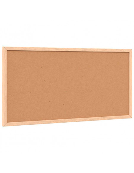 Tavola in Sughero con Cornice Legno Massello di Pino 60x30 cm