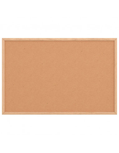 Tavola in Sughero con Cornice Legno Massello di Pino 60x40 cm