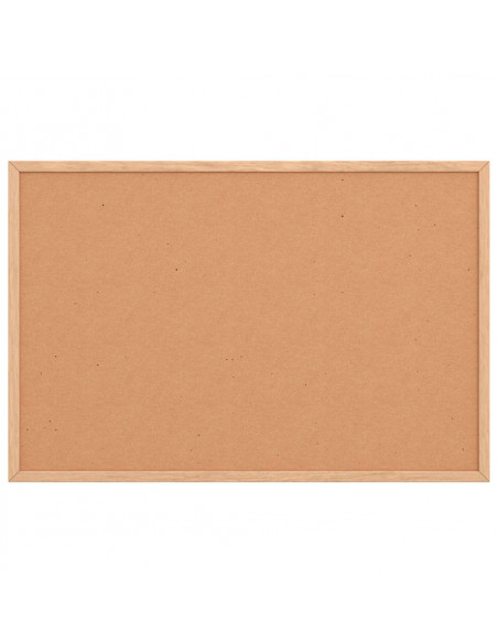 Tavola in Sughero con Cornice Legno Massello di Pino 60x40 cm