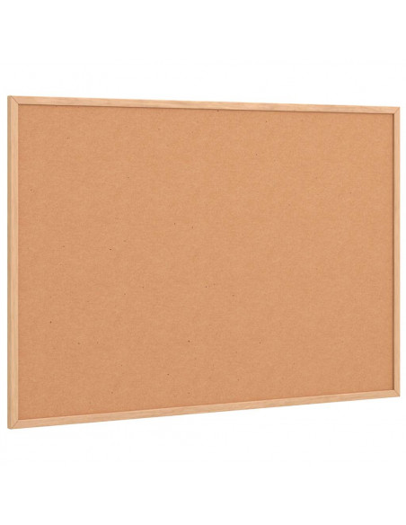 Tavola in Sughero con Cornice Legno Massello di Pino 80x55 cm