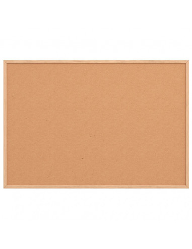 Tavola in Sughero con Cornice Legno Massello di Pino 80x55 cm