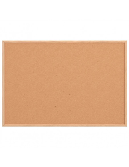 Tavola in Sughero con Cornice Legno Massello di Pino 80x55 cm