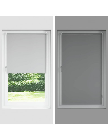 Tenda a Rullo Oscurante 125x150 cm Larghezza Tessuto 121,6 cm