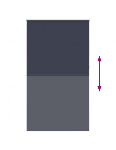 Tenda a Rullo Oscurante 125x230 cm Larghezza Tessuto 121,6 cm