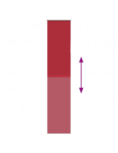 Tenda a Rullo Oscurante 40x210 cm Larghezza Tessuto 35,7 cm