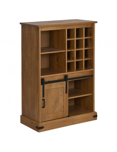 Cantinetta per Vini HALDEN con Portabottiglie&Porta Scorrevole