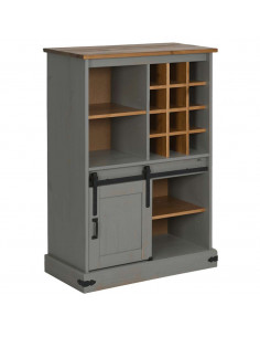 Cantinetta per Vini HALDEN con Portabottiglie&Porta Scorrevole 2