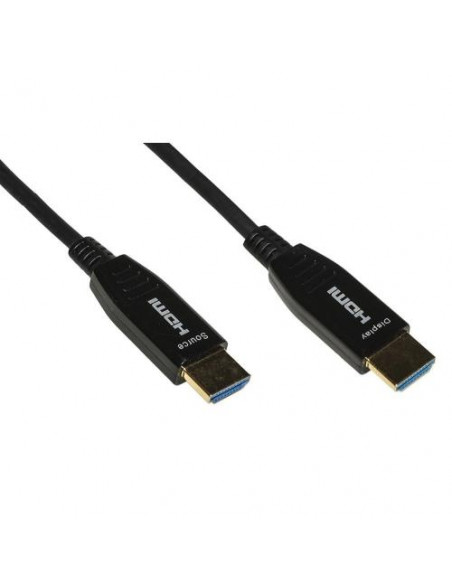 CAVO LINK HDMI 2.0 TO HDMI, M/M, 50MT, AOC FIBRA OTTICA IBRIDO, HDCP, ARC, EDID 4K - 60HZ, 4:4:4, NERO, LKCHD50F