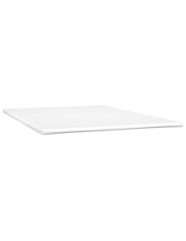 Letto a Molle con Materasso e LED Nero 160x220 cm in Velluto