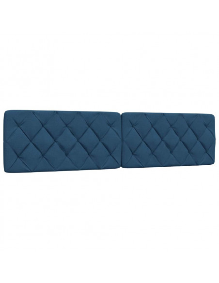 Giroletto con Materasso Blu 200x200 cm in Tessuto