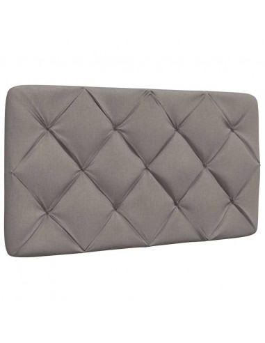 Letto con Materasso Tortora 90x190 cm in Tessuto