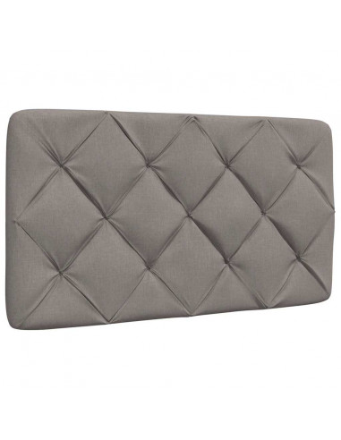 Letto con Materasso Tortora 90x200 cm in Tessuto