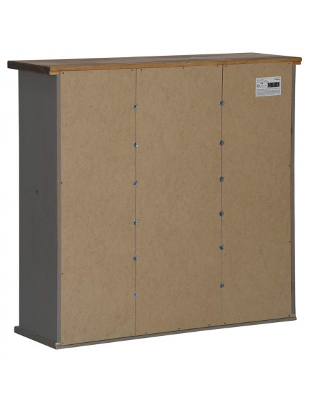 Pensile HALDEN 2 Ante Scorrevoli Grigio 75x22,5x70 cm Pino