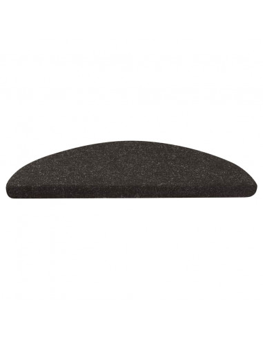 Tappetini Autoadesivi per Scale 20 pz Neri 65x22,5x3,5 cm