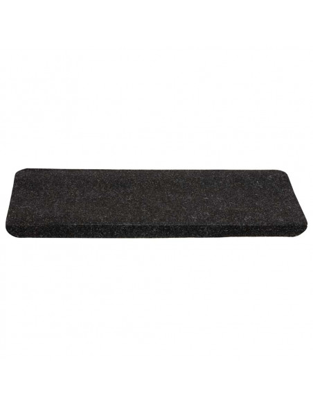 Tappetini Autoadesivi per Scale 30 pz Antracite 65x24,5x3,5 cm