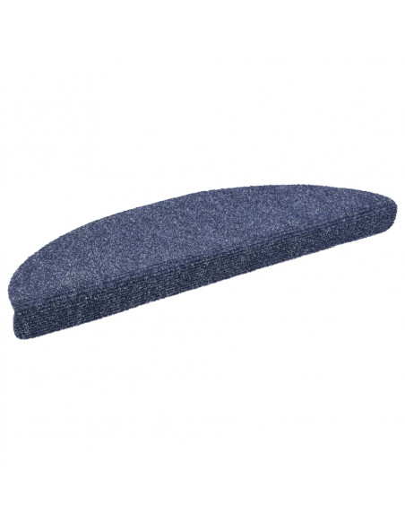 Tappetini Autoadesivi per Scale 30 pz Blu 56x17x3 cm