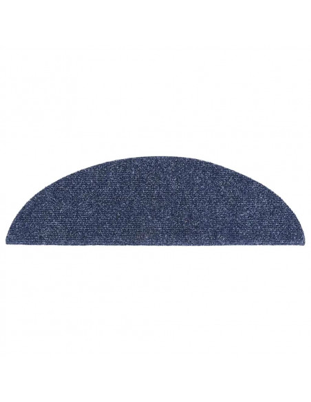 Tappetini Autoadesivi per Scale 30 pz Blu 56x17x3 cm