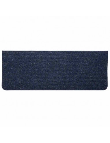 Tappetini Autoadesivi per Scale 30 pz Blu 65x24,5x3,5 cm