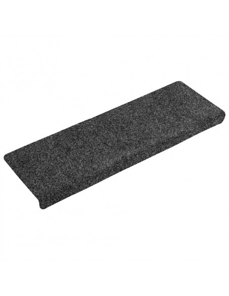 Tappetini Autoadesivi per Scale 30 pz Grigi 65x21x4 cm