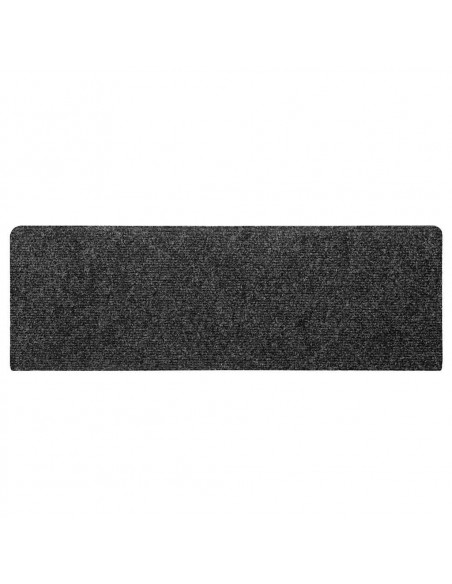 Tappetini Autoadesivi per Scale 30 pz Grigi 65x21x4 cm