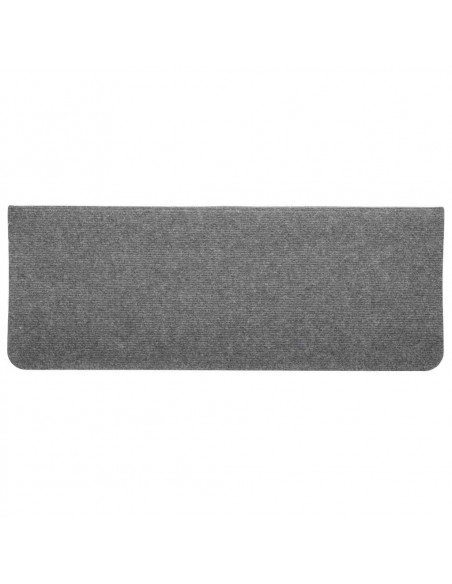 Tappetini Autoadesivi per Scale 30 pz Grigi 65x24,5x3,5 cm