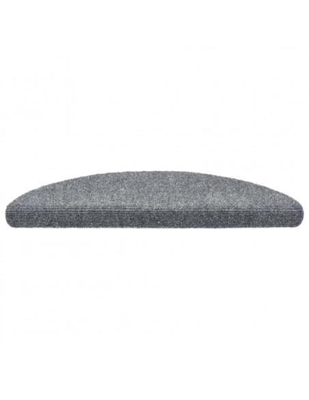 Tappetini Autoadesivi per Scale 30 pz Grigio Chiaro 56x17x3 cm