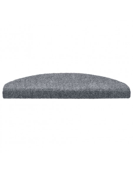 Tappetini Autoadesivi per Scale 30 pz Grigio Chiaro 65x21x4 cm