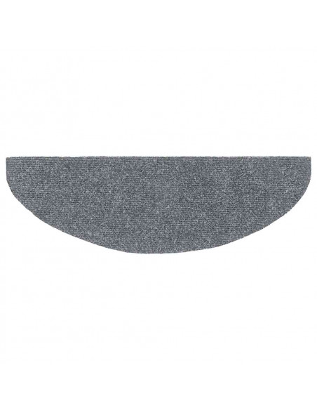 Tappetini Autoadesivi per Scale 30 pz Grigio Chiaro 65x21x4 cm