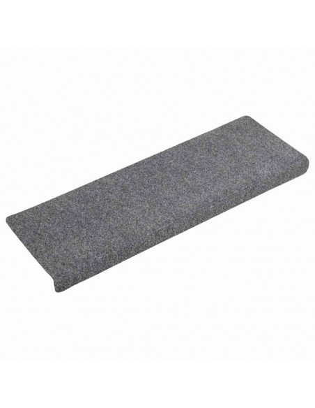 Tappetini Autoadesivi per Scale 30 pz Grigio Chiaro 65x21x4 cm