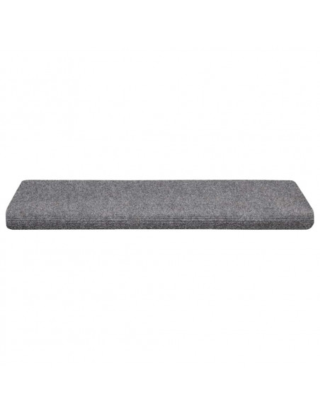 Tappetini Autoadesivi per Scale 30 pz Grigio Chiaro 65x21x4 cm