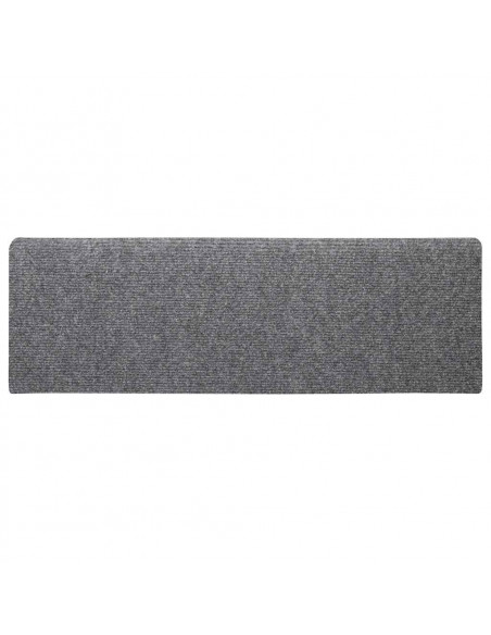 Tappetini Autoadesivi per Scale 30 pz Grigio Chiaro 65x21x4 cm