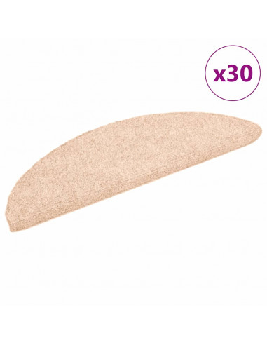Tappetini Autoadesivi per Scale 30 pz Marrone 56x17x3 cm