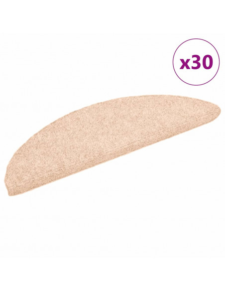 Tappetini Autoadesivi per Scale 30 pz Marrone 56x17x3 cm