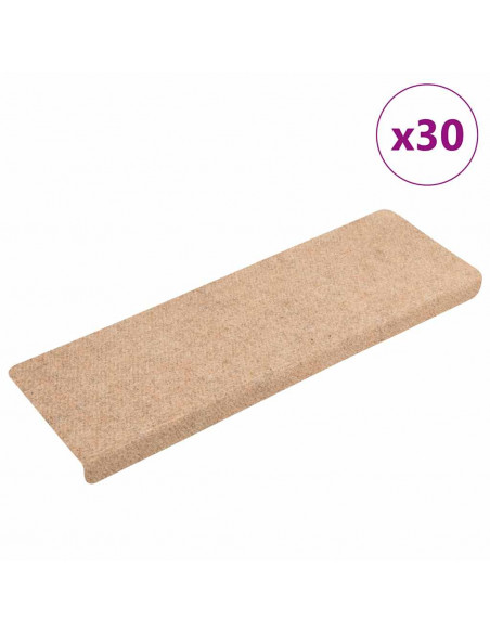 Tappetini Autoadesivi per Scale 30 pz Marrone 65x21x4 cm