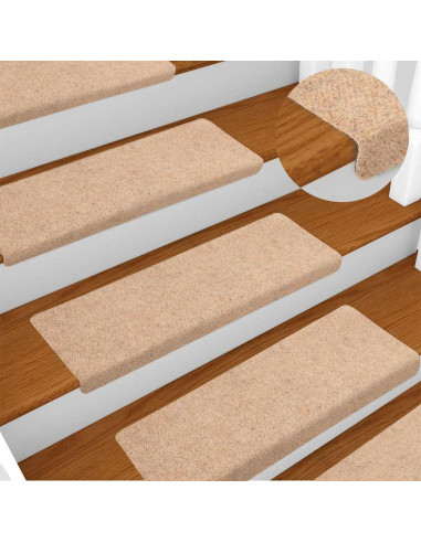 Tappetini Autoadesivi per Scale 30 pz Marrone 65x21x4 cm