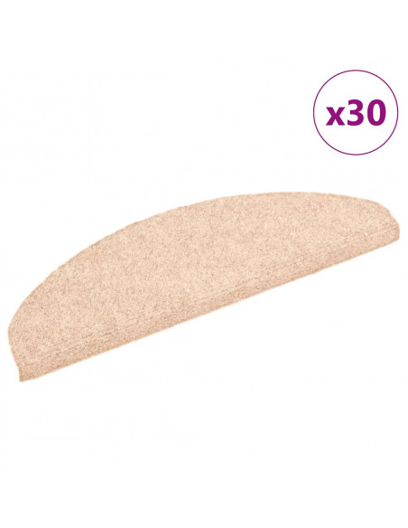 Tappetini Autoadesivi per Scale 30 pz Marrone 65x21x4 cm