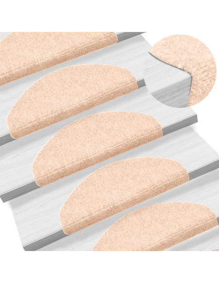 Tappetini Autoadesivi per Scale 30 pz Marrone 65x21x4 cm