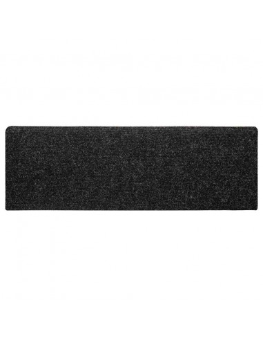 Tappetini Autoadesivi per Scale 30 pz Neri 65x21x4 cm