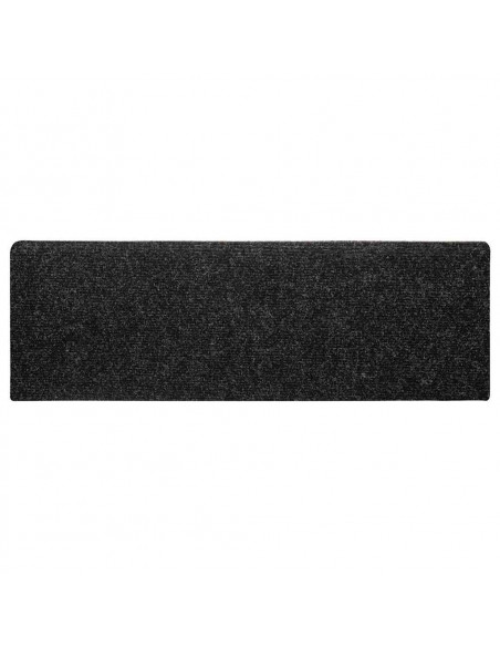 Tappetini Autoadesivi per Scale 30 pz Neri 65x21x4 cm
