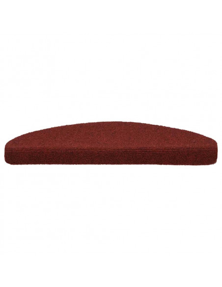 Tappetini Autoadesivi per Scale 30 pz Rossi 65x21x4 cm