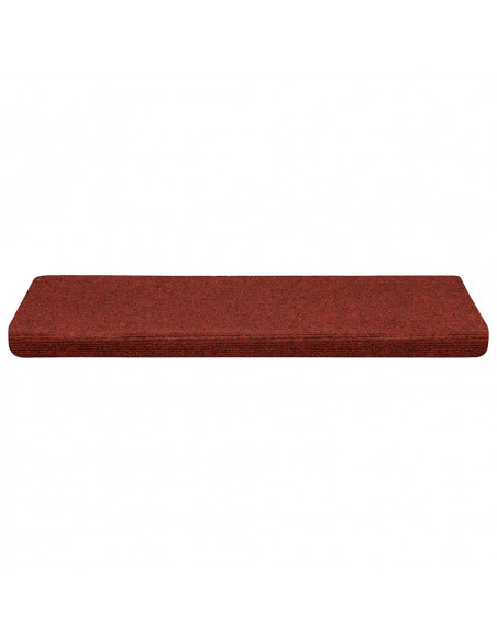 Tappetini Autoadesivi per Scale 30 pz Rossi 65x21x4 cm