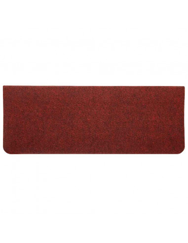 Tappetini Autoadesivi per Scale 30 pz Rossi 65x24,5x3,5 cm