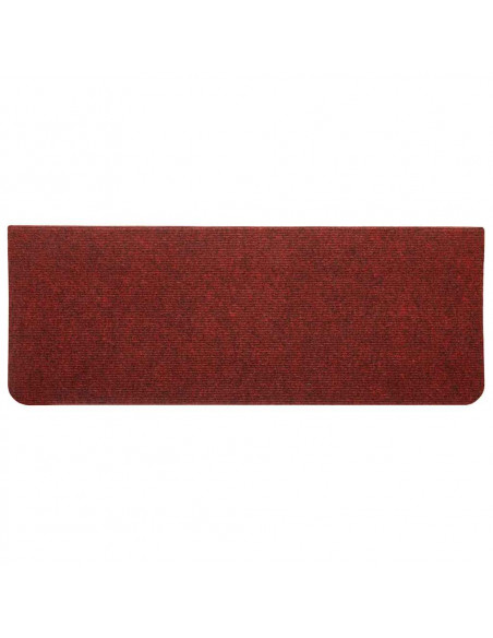 Tappetini Autoadesivi per Scale 30 pz Rossi 65x24,5x3,5 cm
